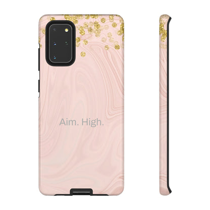 Aim. High. / Rose Gold Samsung Case