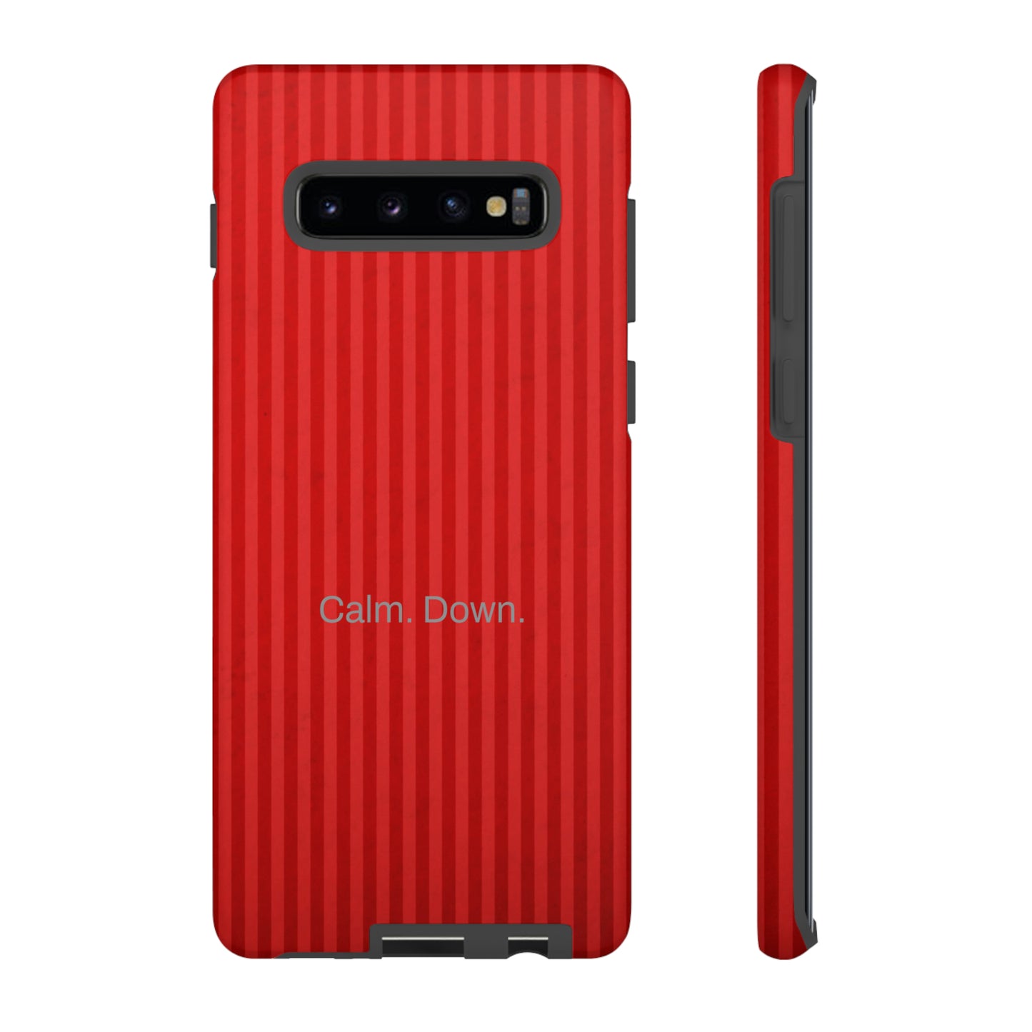 Calm. Down. / Stripe Red Samsung Case