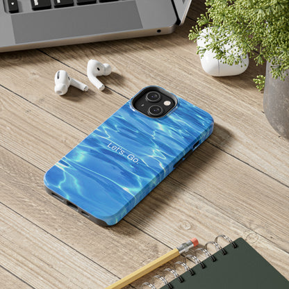 Let's. Go. / Pool Time iPhone Case