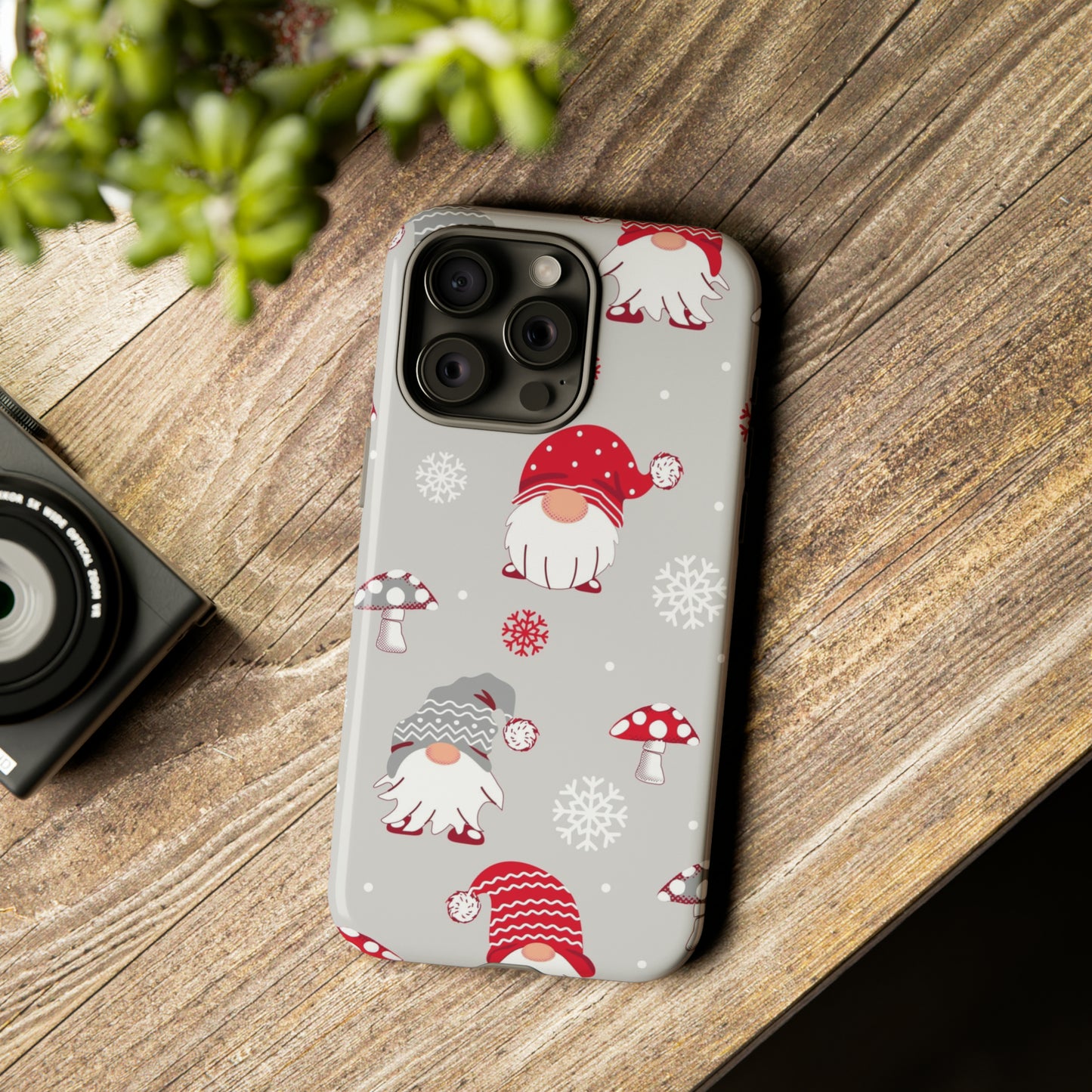 iPhone 15 Series Christmas Santa Gnomes / Tough Case