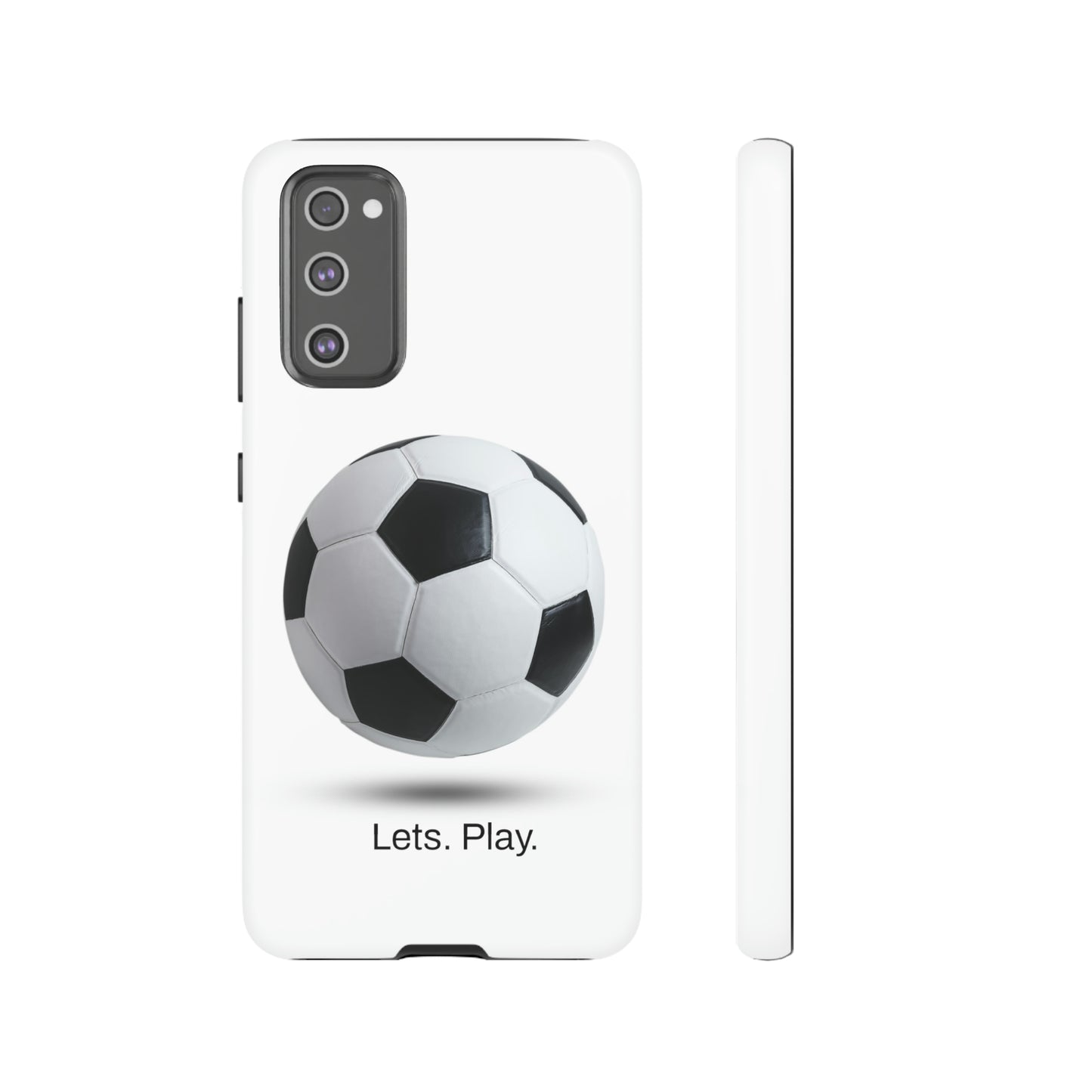 Lets. Play. / Soccer Samsung Case