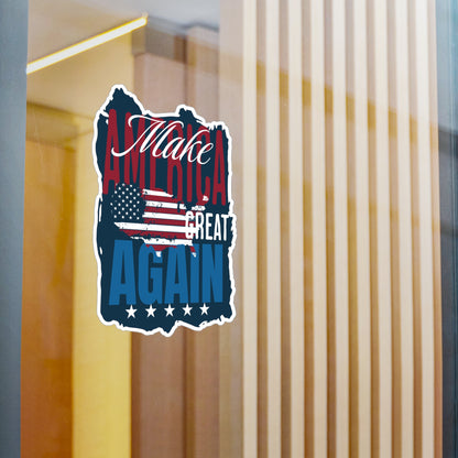 Make America Great Again Sticker, Trump, Red White and Blue, USA Election