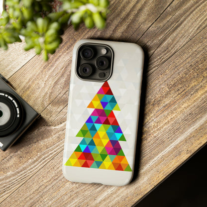 iPhone 15 Series Rainbow Christmas Tree / Tough Case