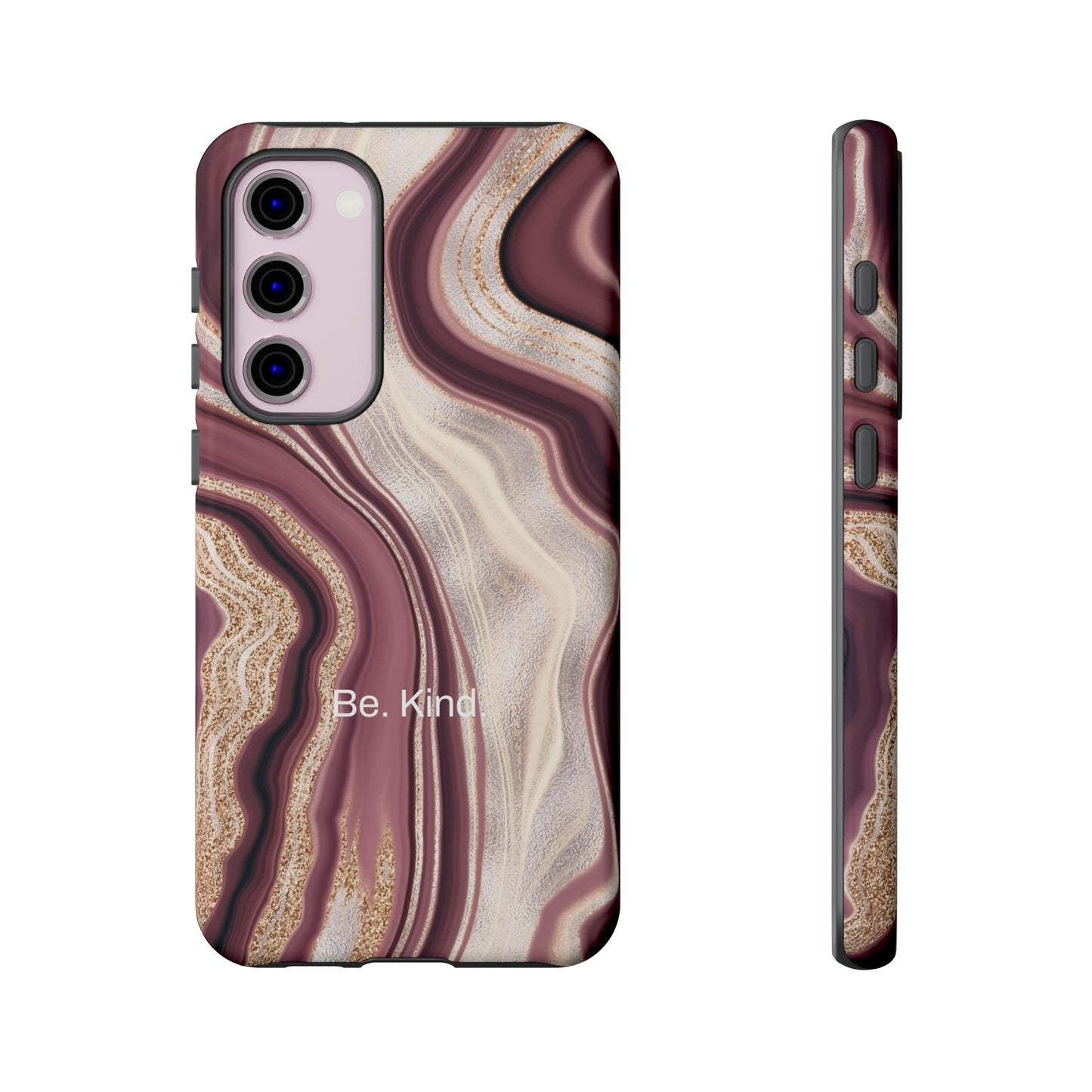 Be. Kind. / Natural Marble Samsung Case