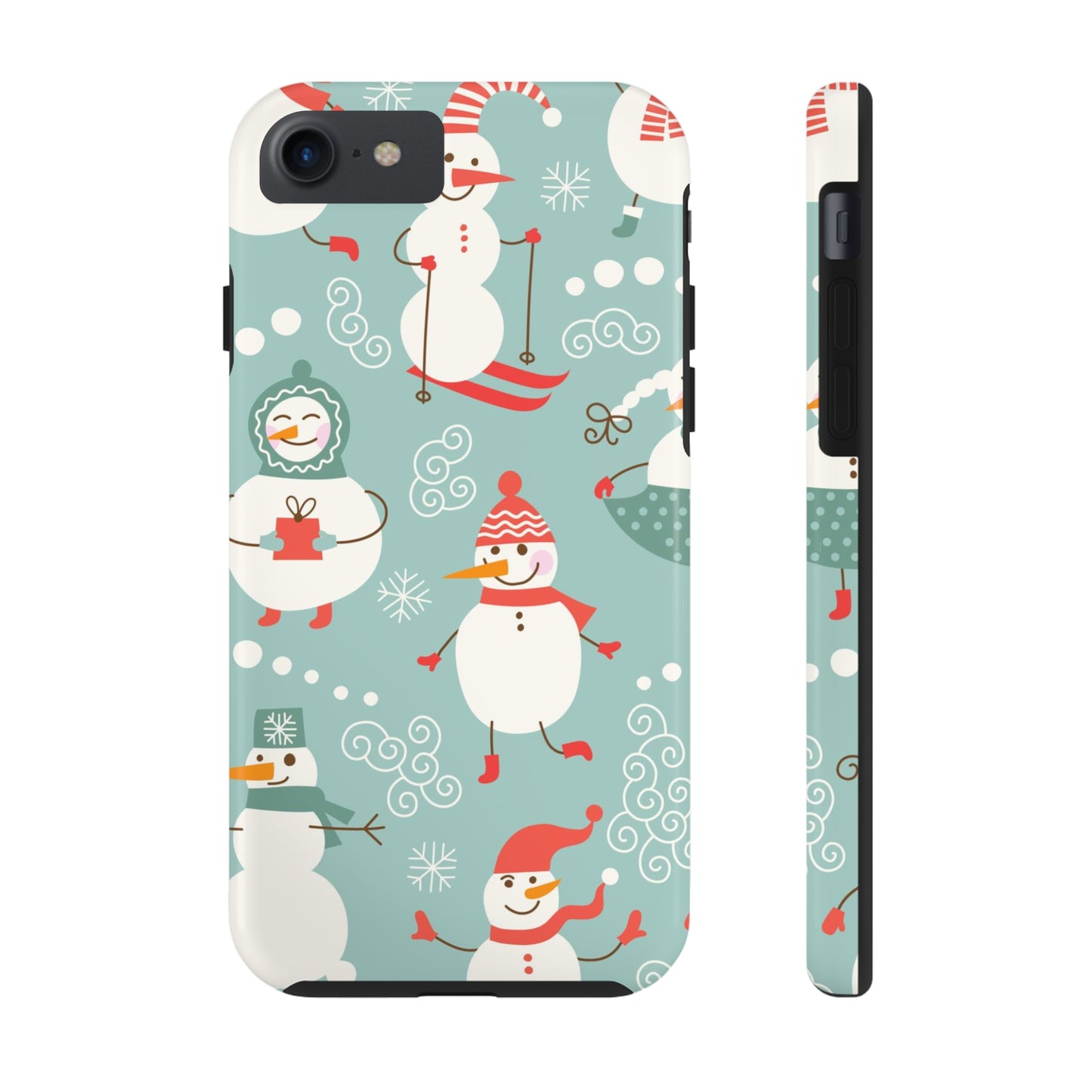 Cute Christmas Snowman / iPhone Case