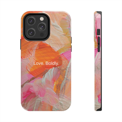 Love. Boldly. / Painted Lady iPhone Case