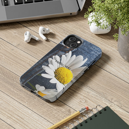 Hello. You. / Denim & Daisy iPhone Case