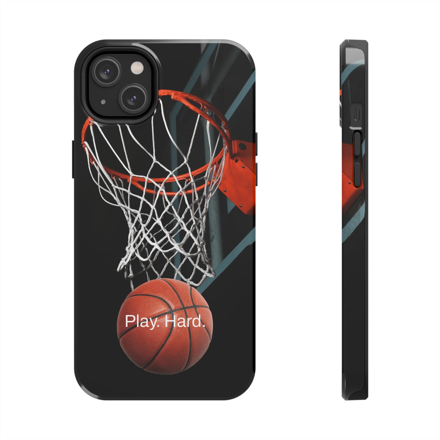 Play. Hard. / Basketball iPhone Case