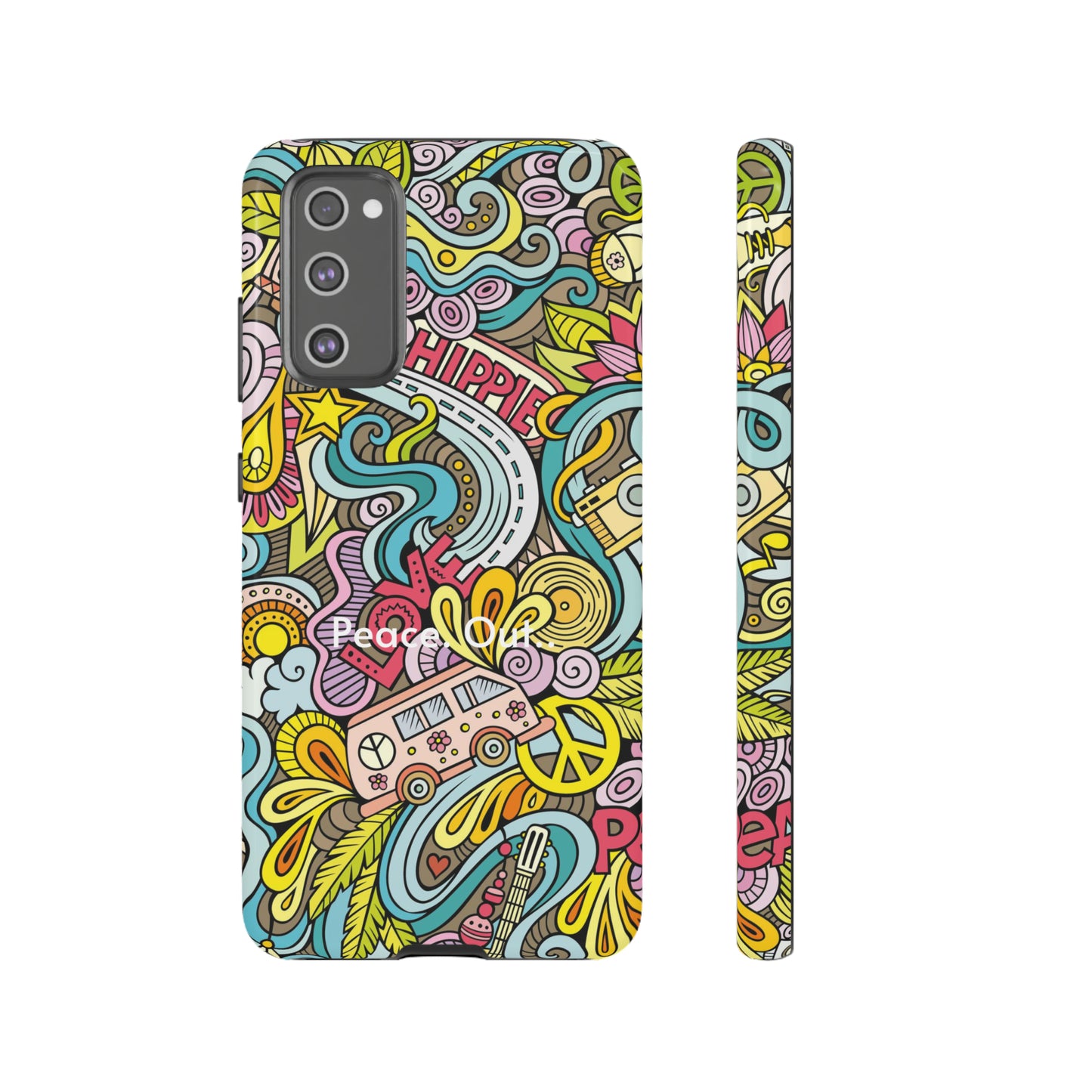 Peace. Out. / Hippie Love Samsung Case