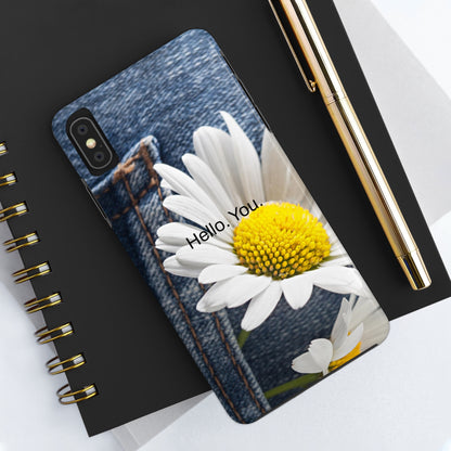 Hello. You. / Denim & Daisy iPhone Case