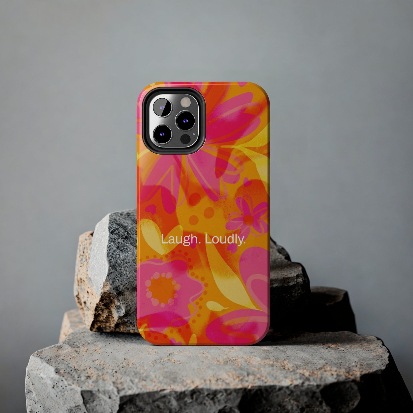 Laugh. Loudly. / Color Vibe iPhone Case