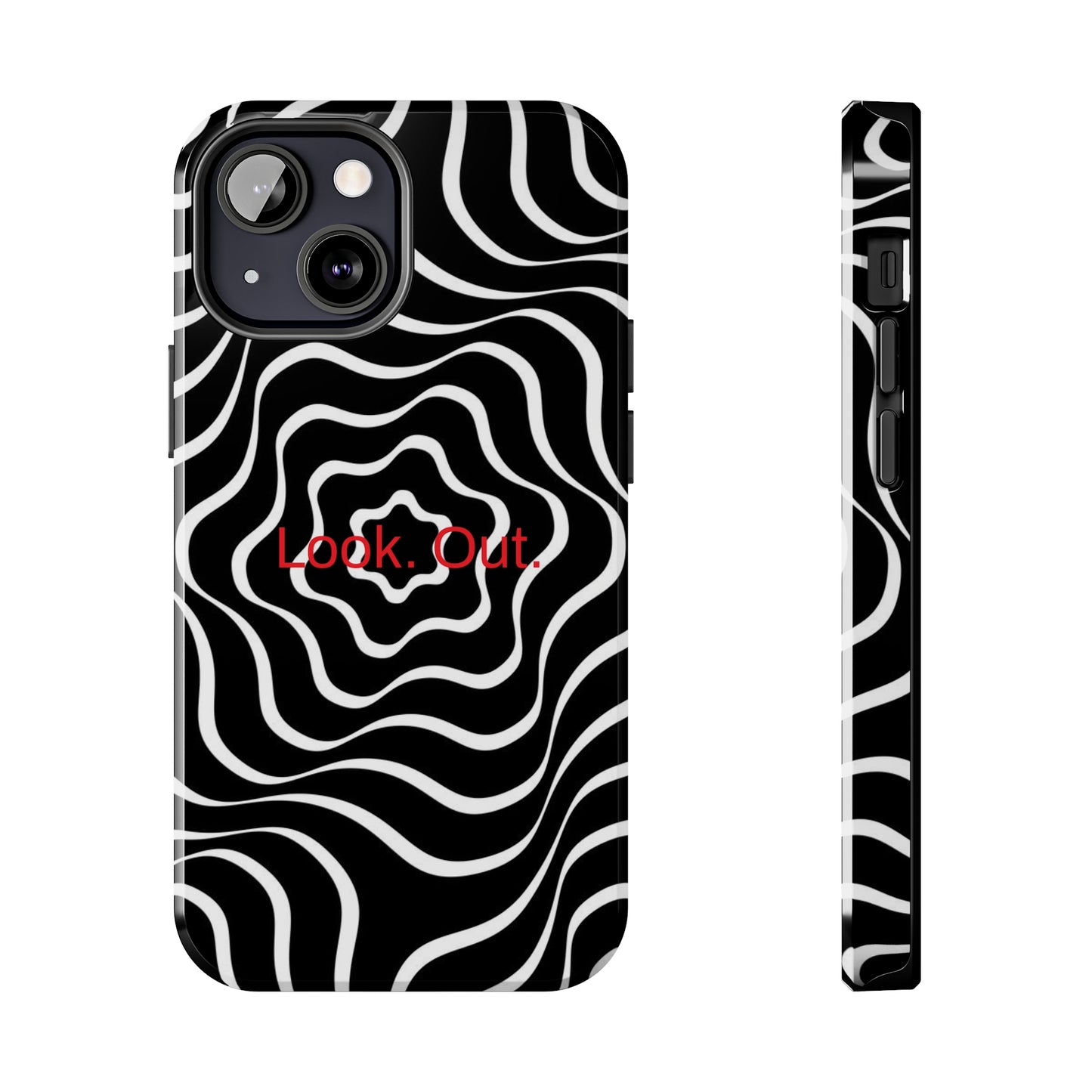 Look. Out. / Ziggy Circles iPhone Cases