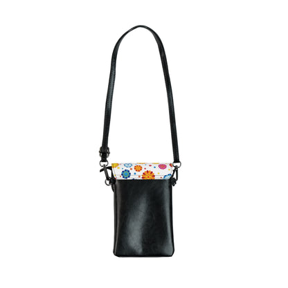 Dotted Flowers Crossbody Phone Case