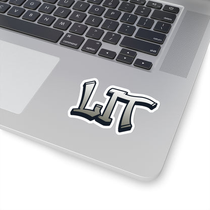 Lit Sticker, Hydro Flask Sticker, Water Bottle Sticker, Sticker Meaning Amazing, Sticker Meaning Cool, Sticker Meaning Exciting, Slang Sticker, Sticker For Teens, Word Sticker