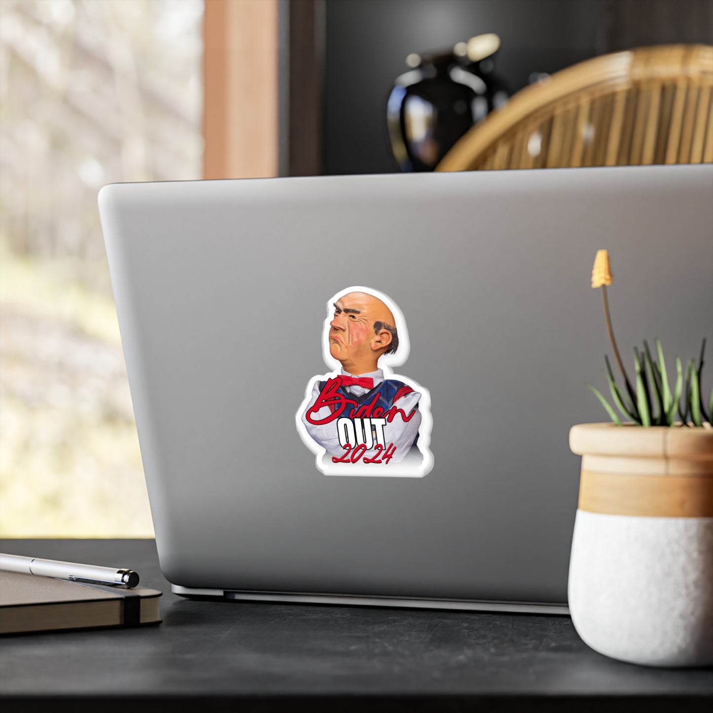 Biden Decal, Biden Out 2024 Presidential Election Sticker, Funny Biden Decal