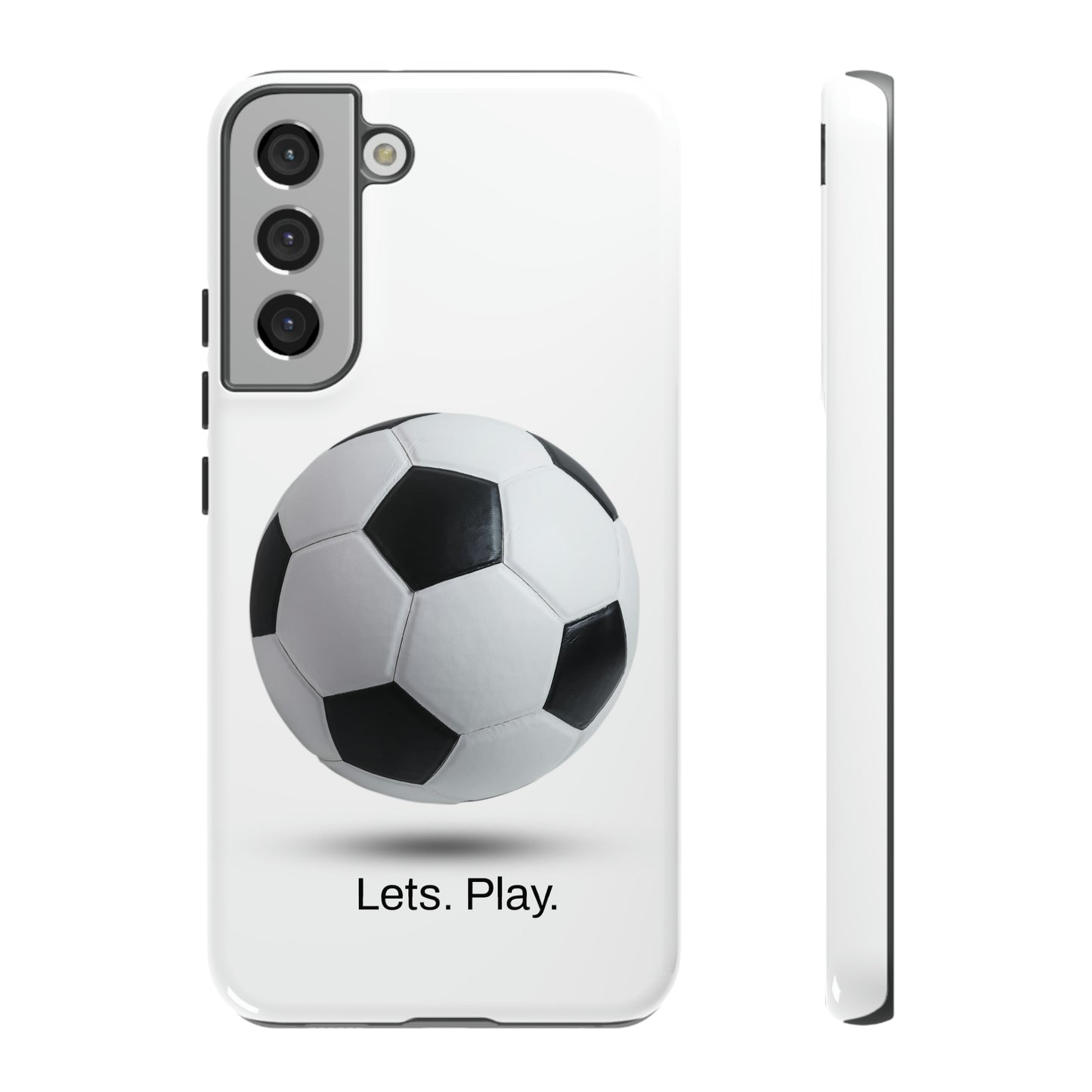 Lets. Play. / Soccer Samsung Case