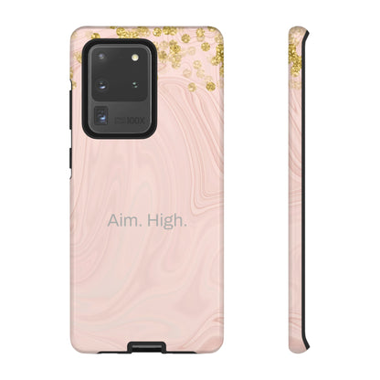 Aim. High. / Rose Gold Samsung Case