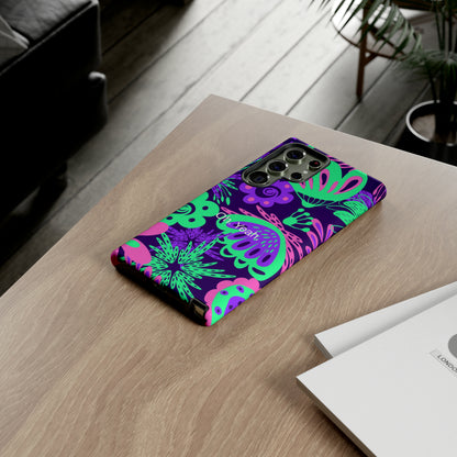 Oh. Yeah. / Neon Flowers Samsung Case