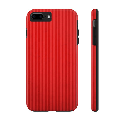 Stripe Red Only / iPhone Case