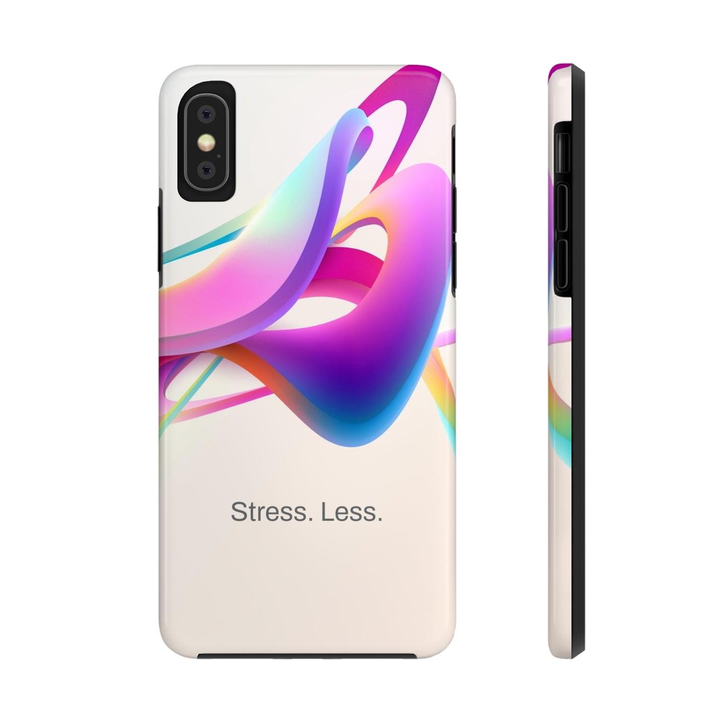 Stress. Less. / Happy Is iPhone Case