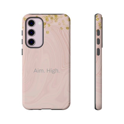 Aim. High. / Rose Gold Samsung Case