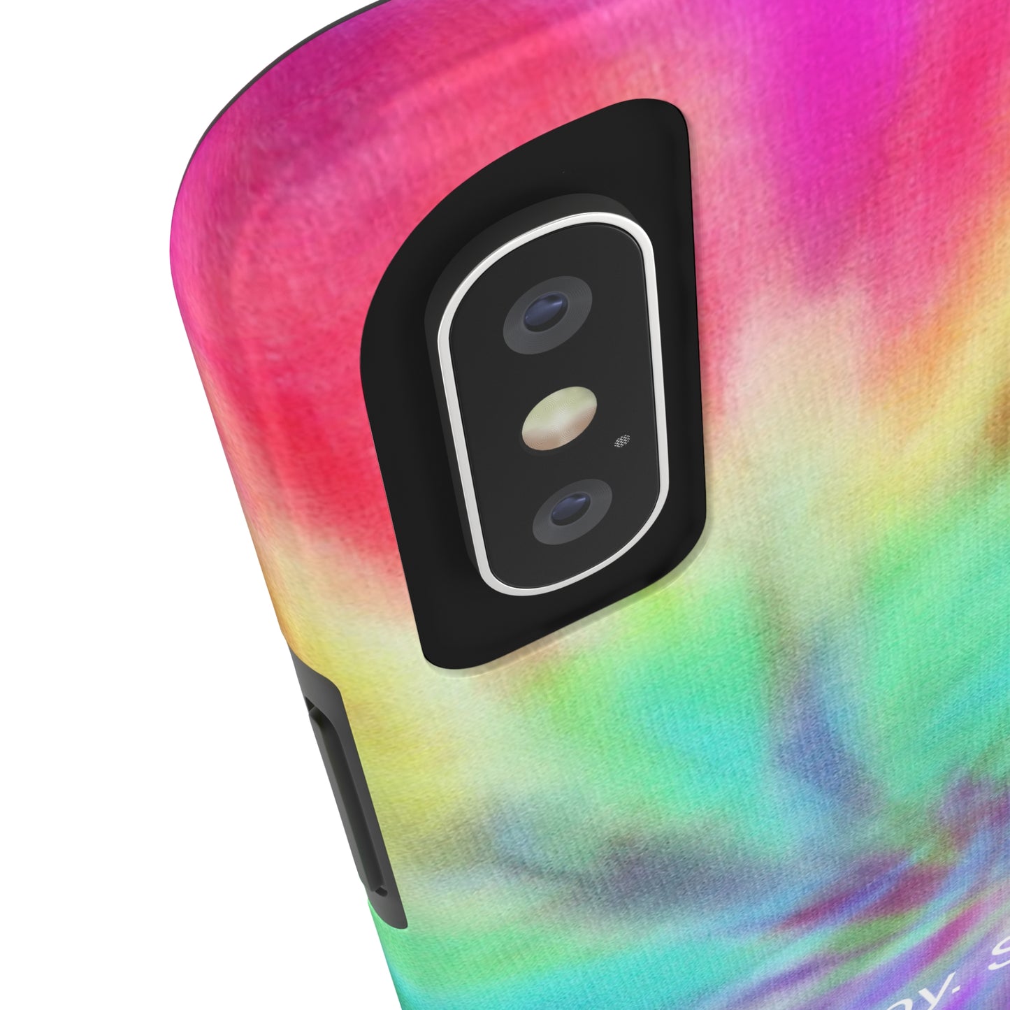 Happy. Soul. / Vibrant Tie Dye iPhone Case