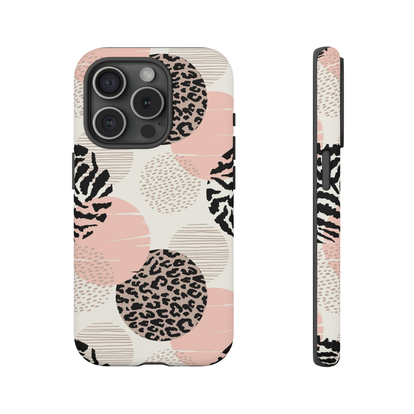 iPhone 15 Series Animal Circles / Tough Case