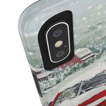 Vintage Christmas Red Truck / iPhone Case