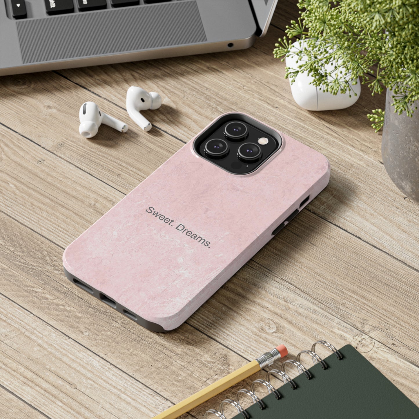 Sweet. Dreams. / Pink Pastel iPhone Case