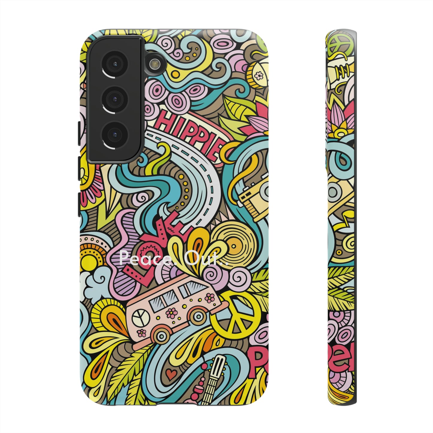 Peace. Out. / Hippie Love Samsung Case