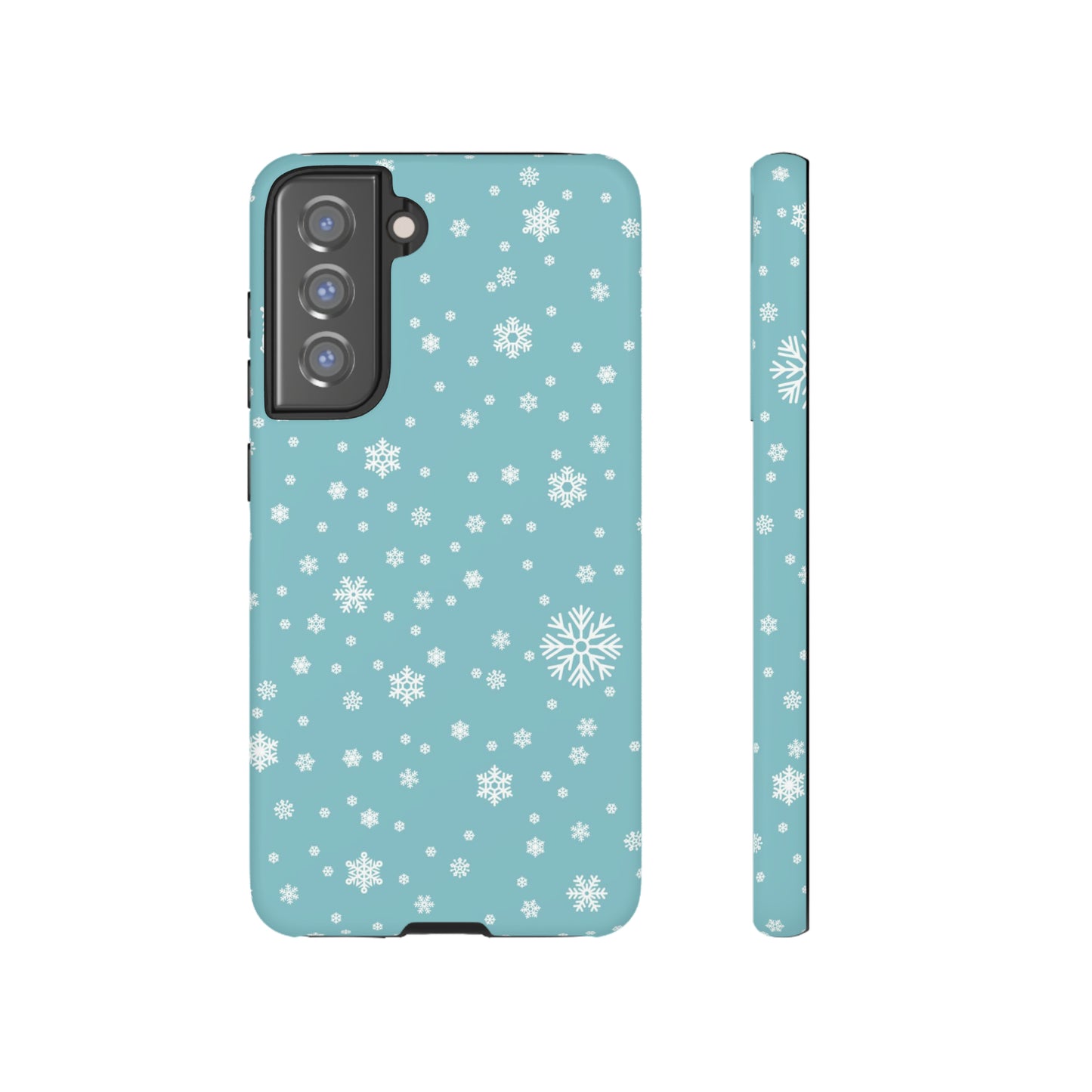 Christmas Snowflakes On Blue / Samsung Case