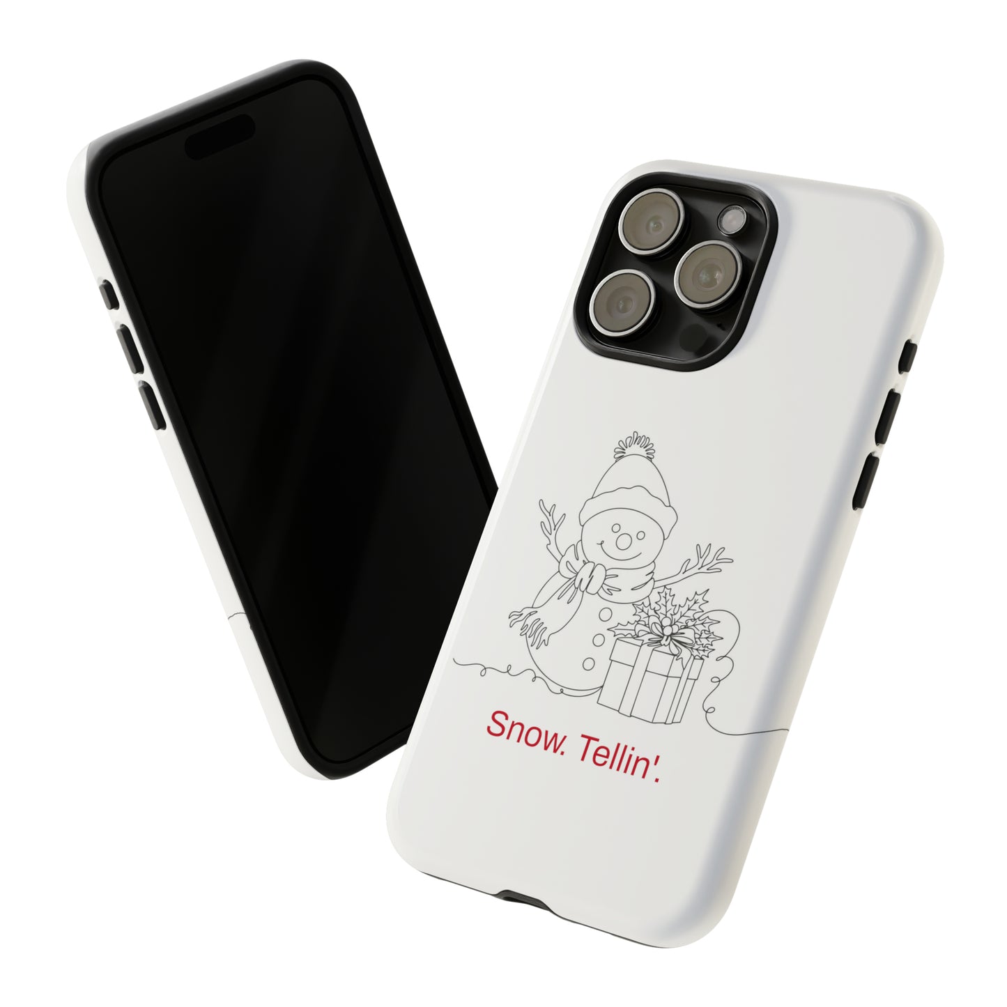 iPhone 15 Series Christmas Snowman / Tough Case