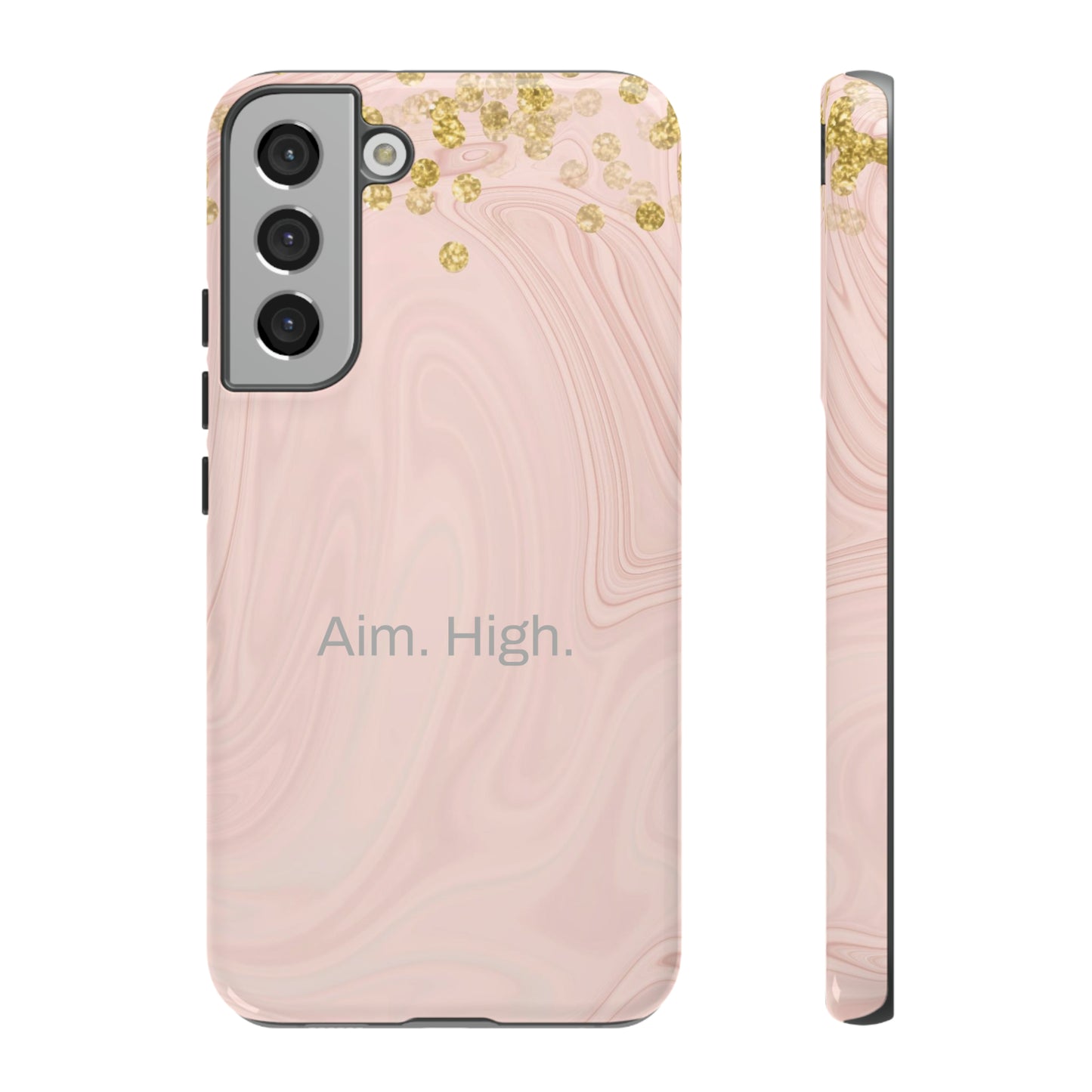 Aim. High. / Rose Gold Samsung Case