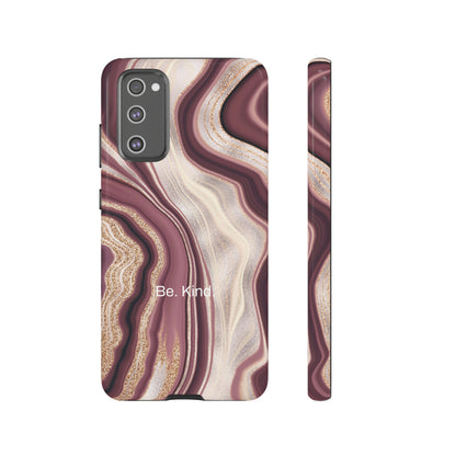 Be. Kind. / Natural Marble Samsung Case