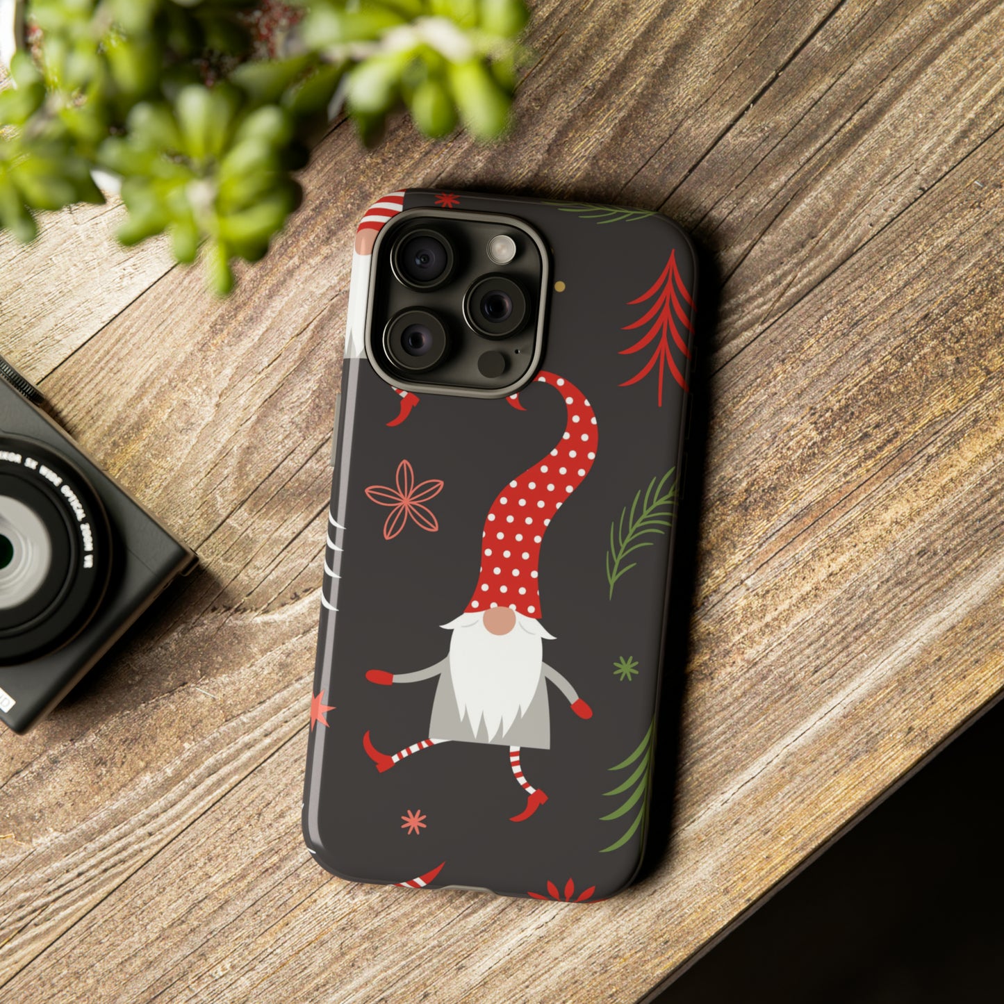 iPhone 15 Series Christmas Gnome / Tough Case