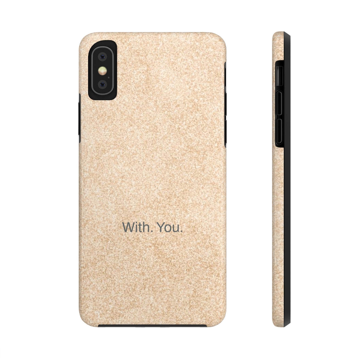 With. You. / Sand Floor iPhone Case