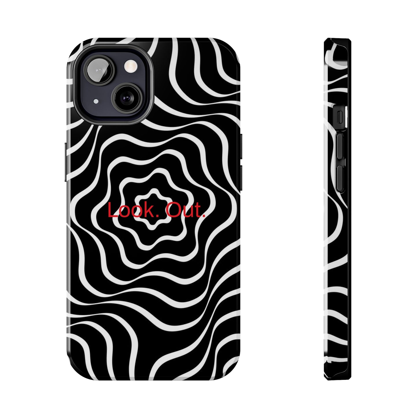 Look. Out. / Ziggy Circles iPhone Cases