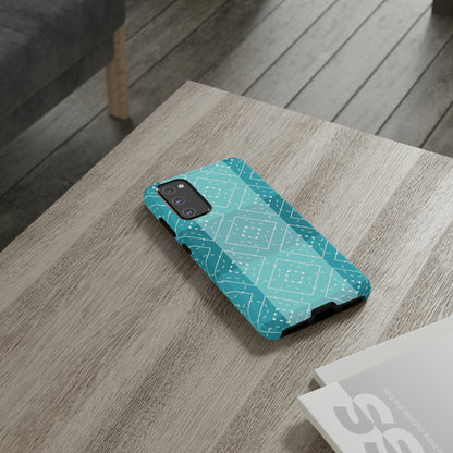 Creative Christmas Blue / Samsung Case