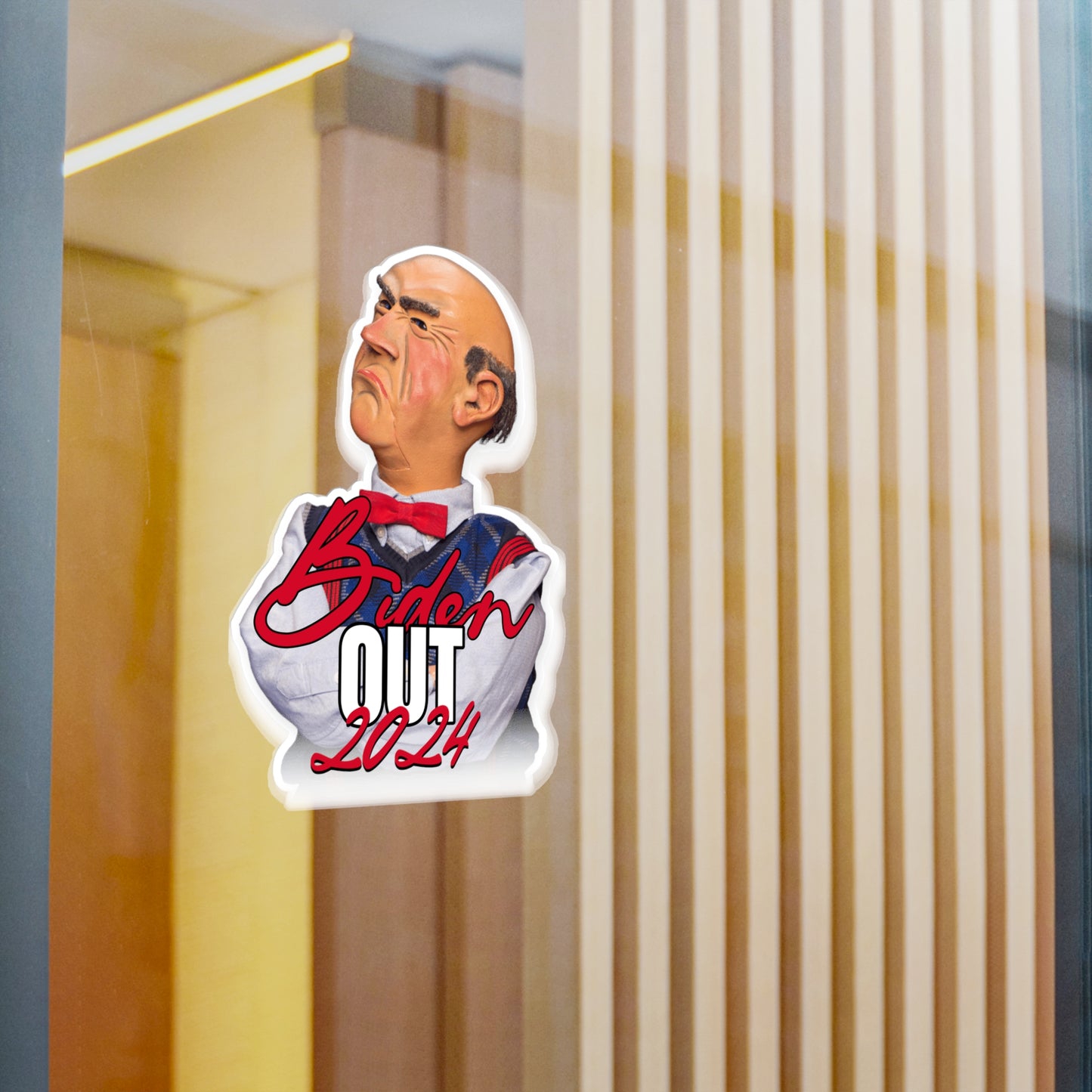 Biden Decal, Biden Out 2024 Presidential Election Sticker, Funny Biden Decal