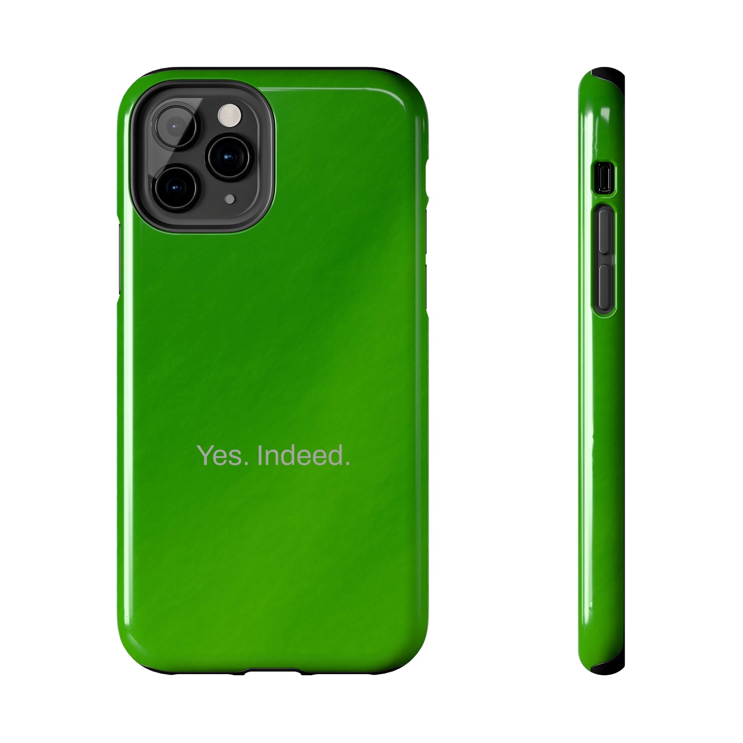 Yes. Indeed. / Green & Fresh iPhone Case