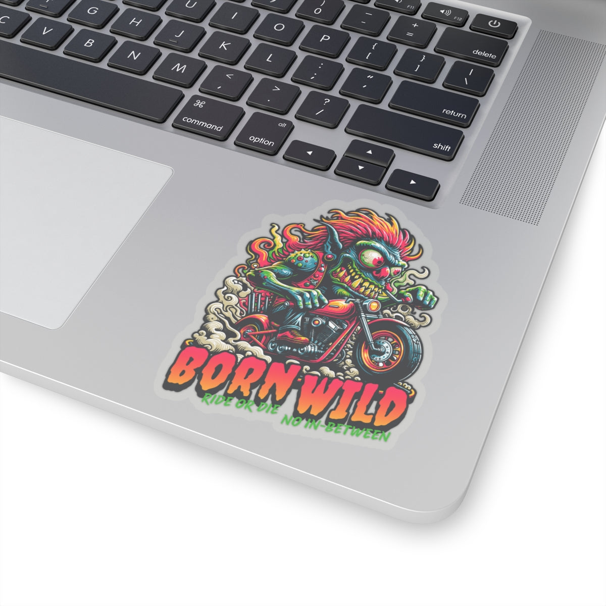 Born Wild Retro Groovy Sticker - Kiss-Cut Sticker