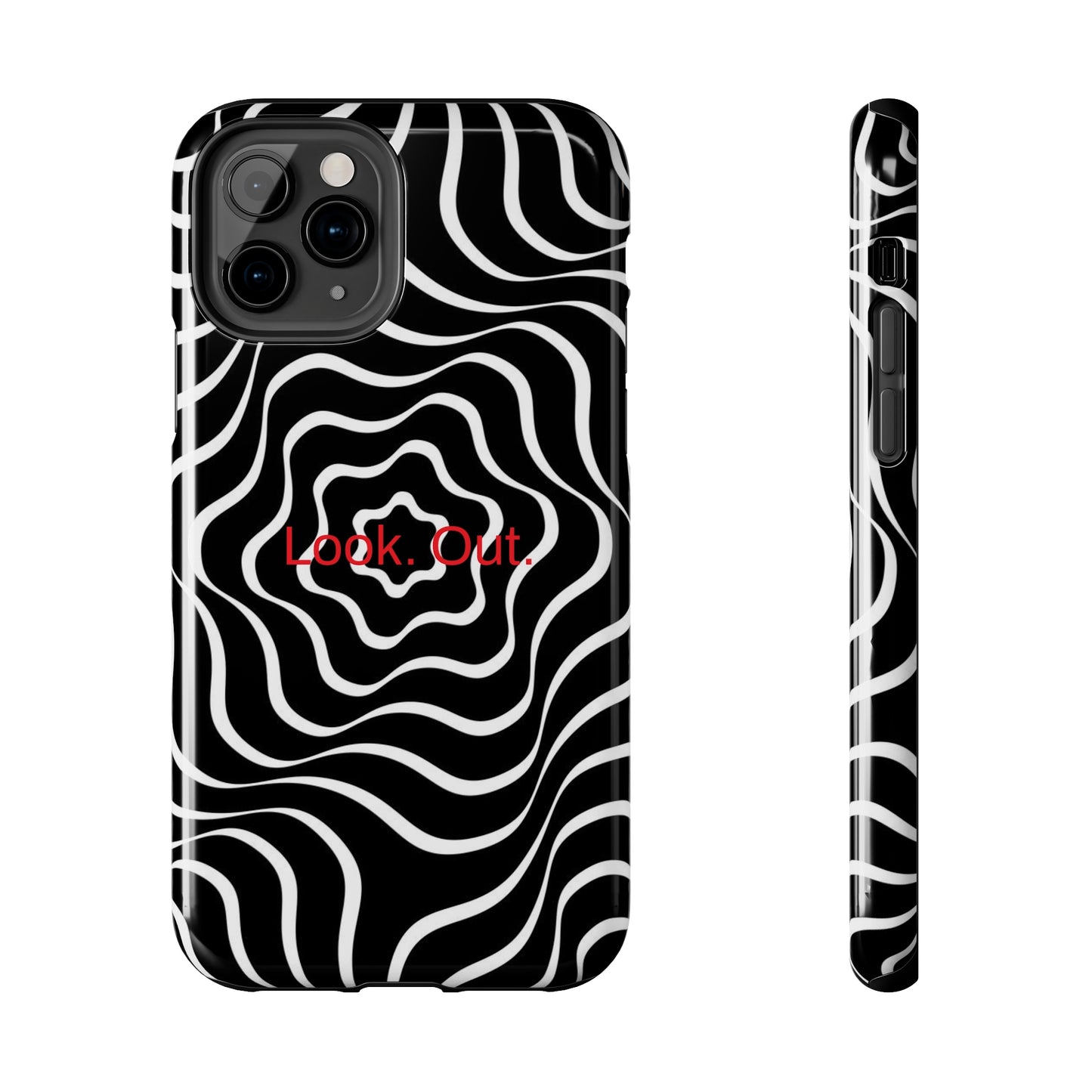 Look. Out. / Ziggy Circles iPhone Cases