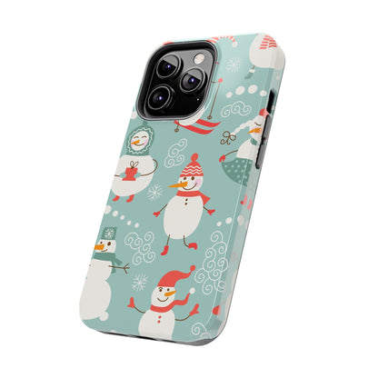 Cute Christmas Snowman / iPhone Case