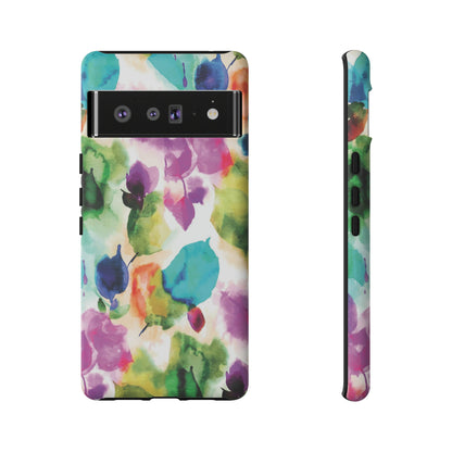 Tie Dye Watercolor Flowers Only / Google Pixel Tough Case