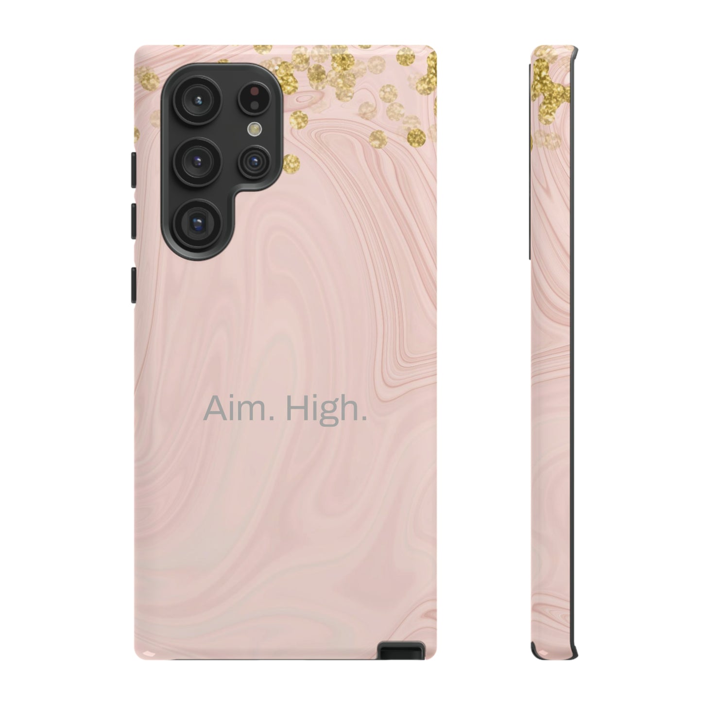 Aim. High. / Rose Gold Samsung Case