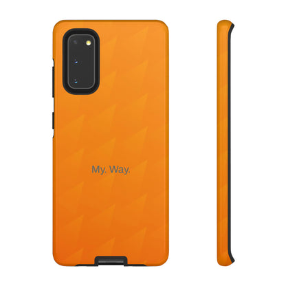 My. Way. / Orange Triangle Samsung Case