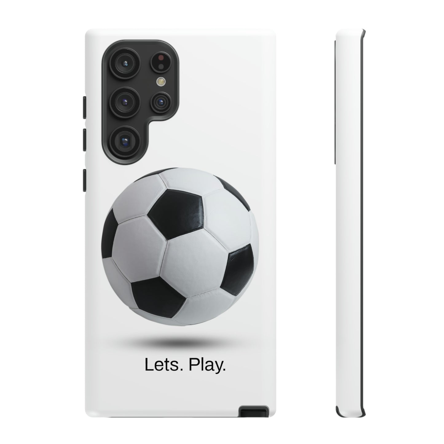 Lets. Play. / Soccer Samsung Case