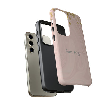 Aim. High. / Rose Gold Samsung Case