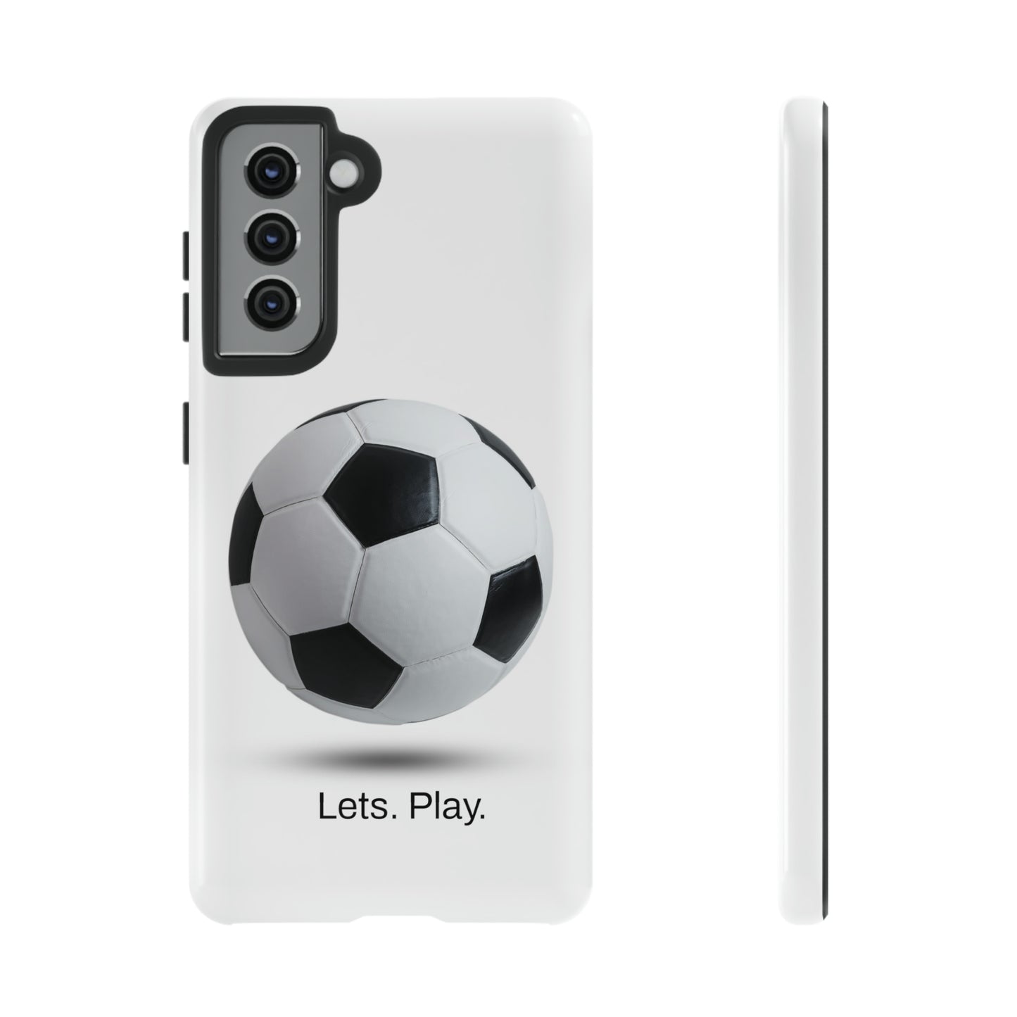 Lets. Play. / Soccer Samsung Case