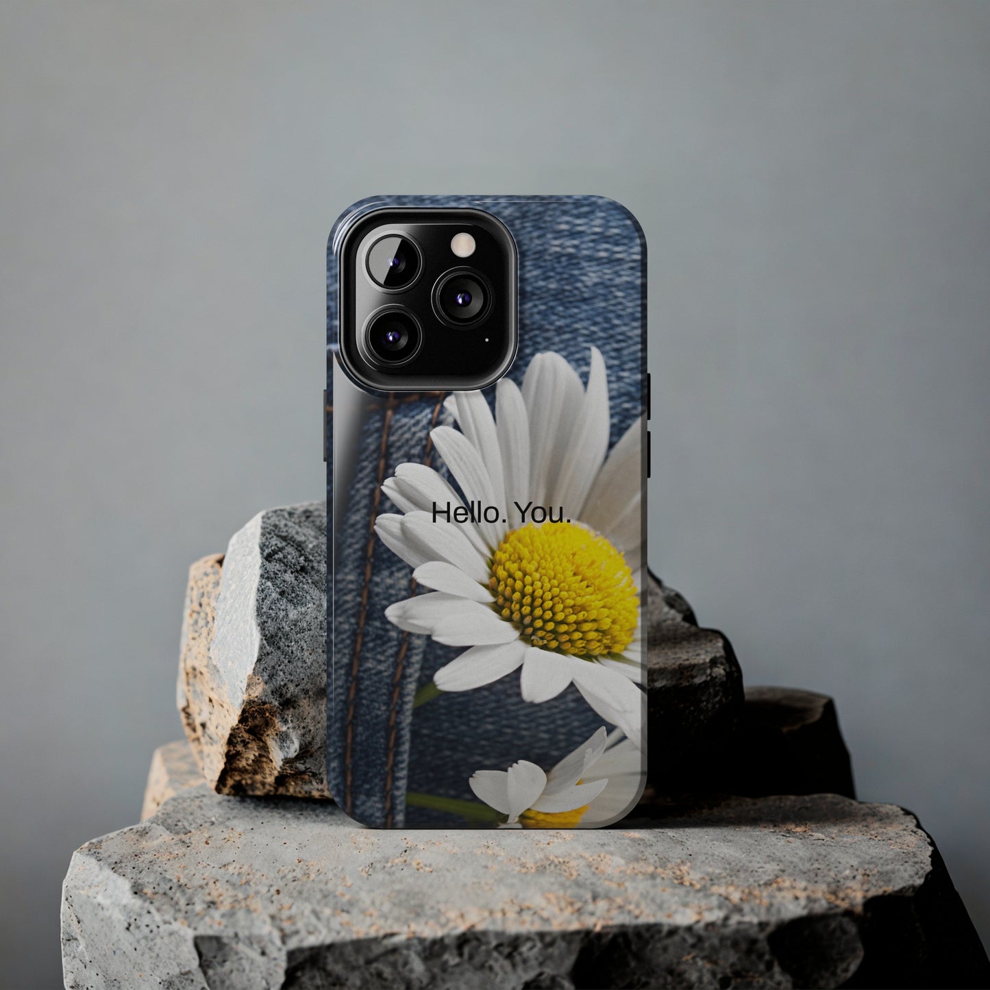 Hello. You. / Denim & Daisy iPhone Case